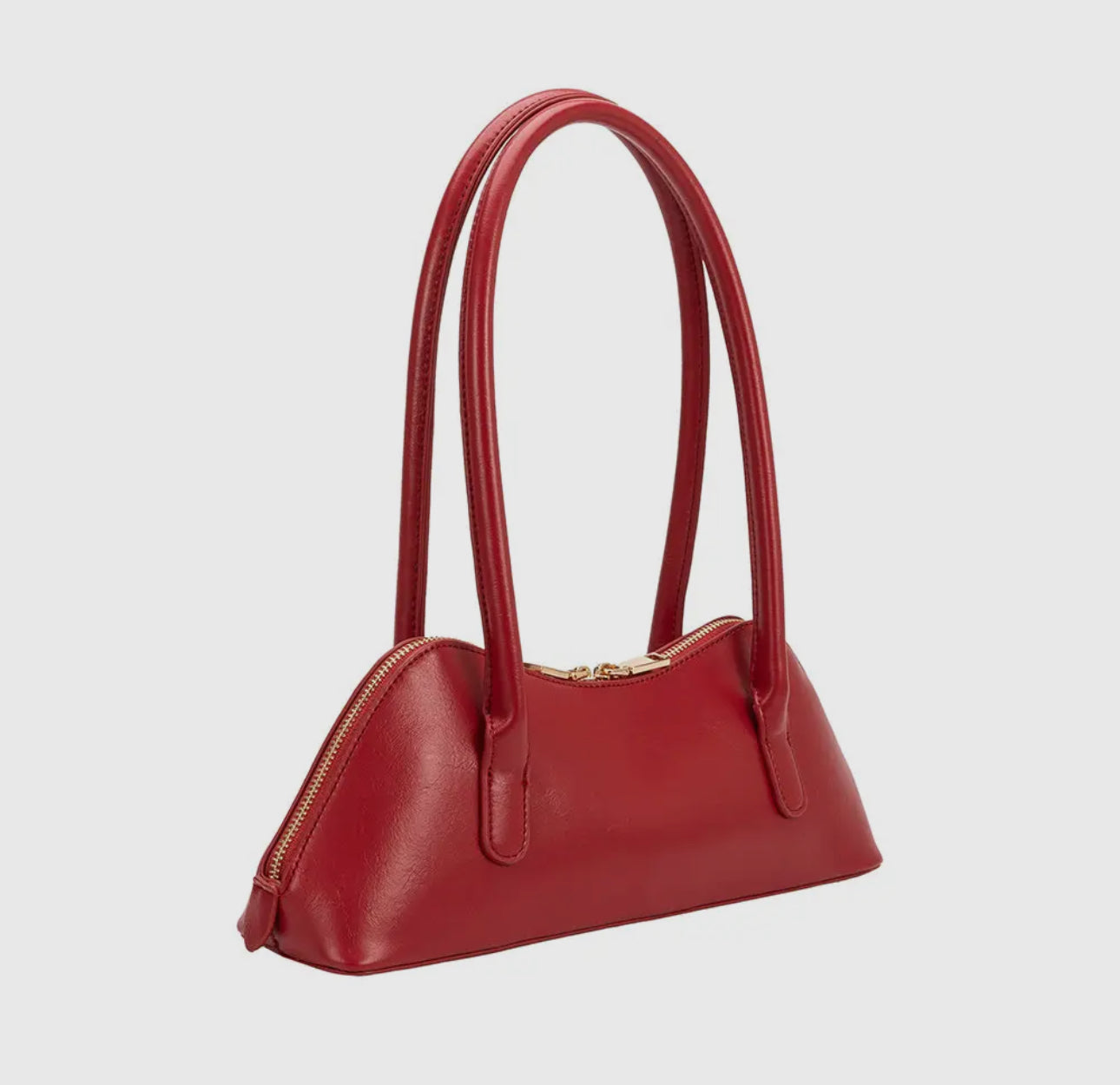 Dakota Red Vegan Shoulder Bag